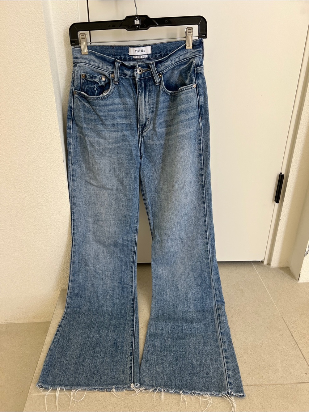 Pistola Light Blue High-Rise Wide Leg Jeans 👖